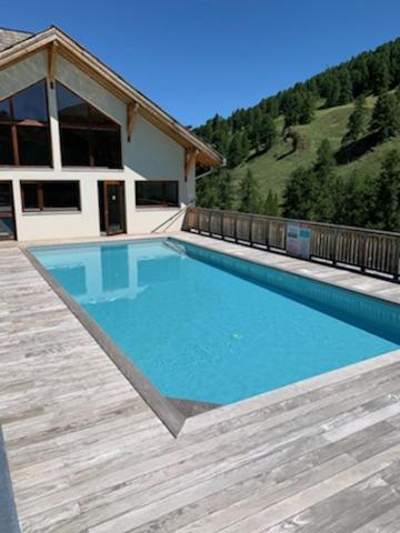 Apartament Appt Le Hameau Des Rennes 4 Etoiles Pieds Des Pistes Piscine Interieure Exterieure Vars  Zewnętrze zdjęcie